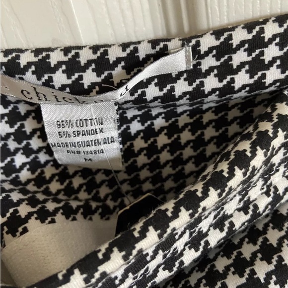 Chick-a-d sleeveless strapless houndstooth top - Picture 7 of 7